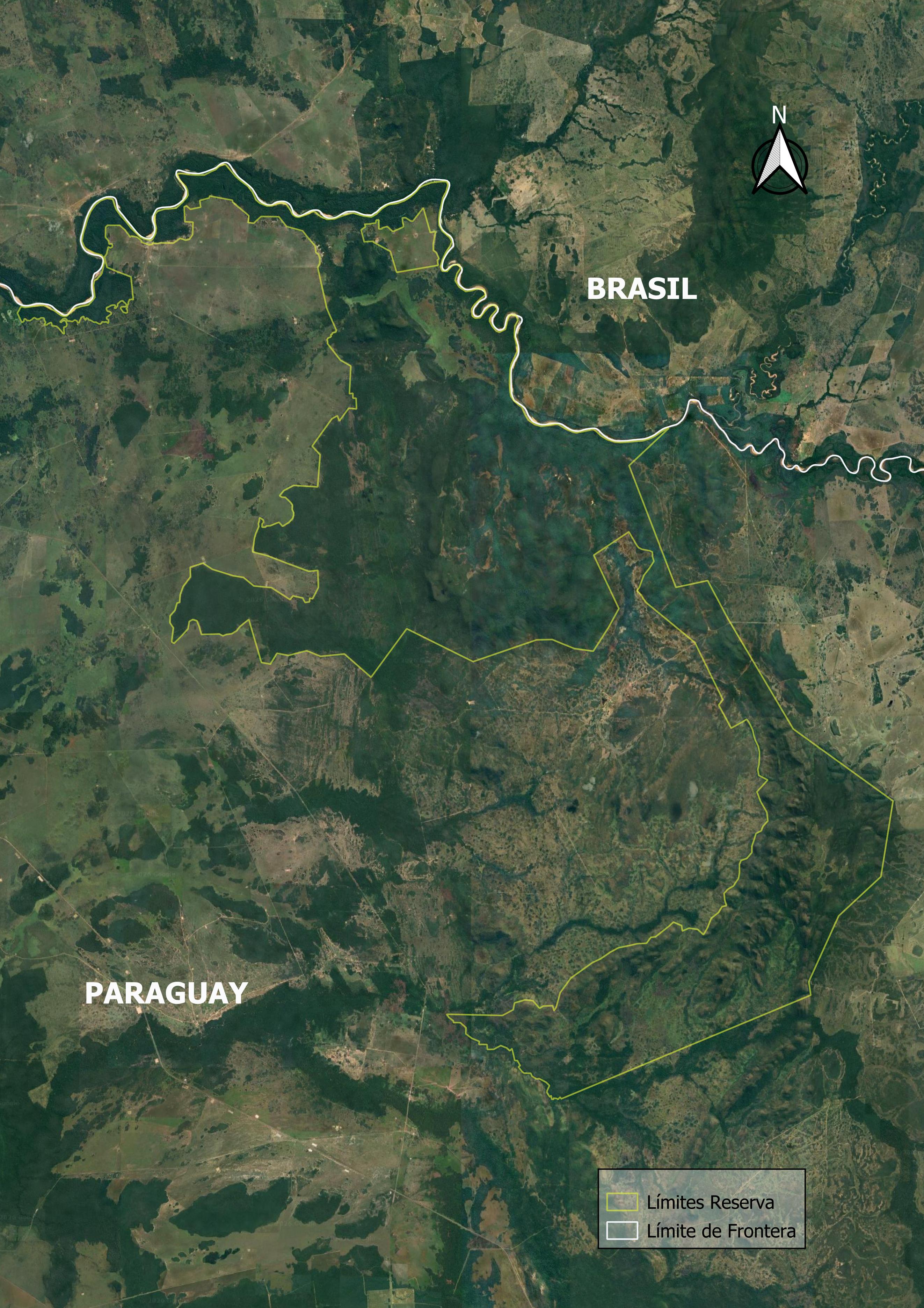 Mapa de la Reserva Natural Estrella Saité